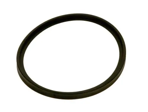 Schwarze Dichtung von Bosch, ringförmig, mit glatter Oberfläche. Geeignet für verschiedene Anwendungen, einschließlich Dichtungen in technischen Geräten.